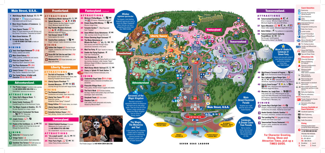 disney world map of magic kingdom